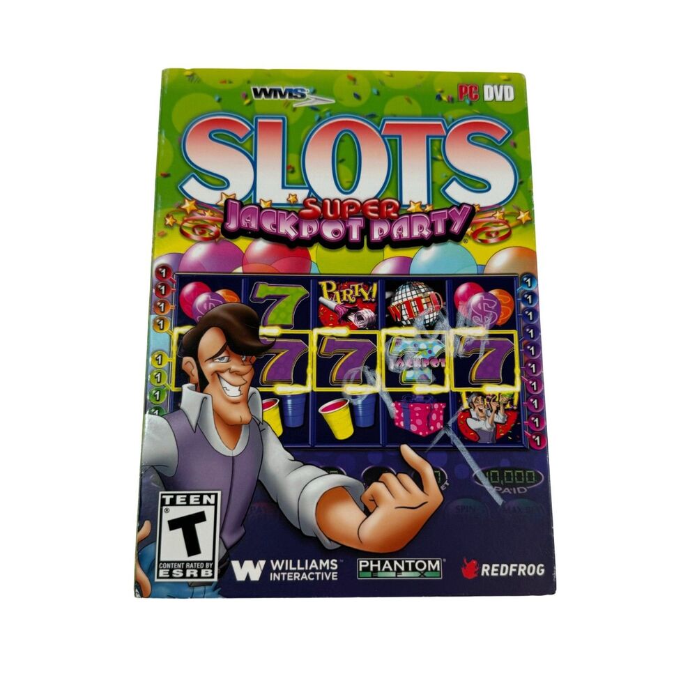 WMS Slots: Super Jackpot Party (PC, 2013) Computer Game Slots Casino